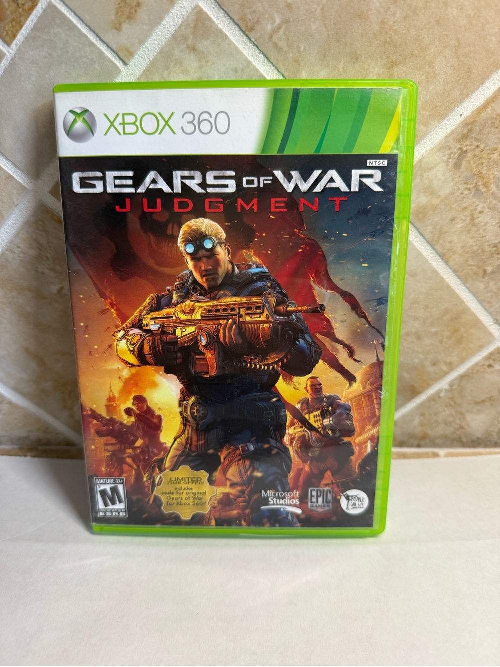 Microsoft Gears of War Judgment Xbox 360 2013 Video Game Disc & Case